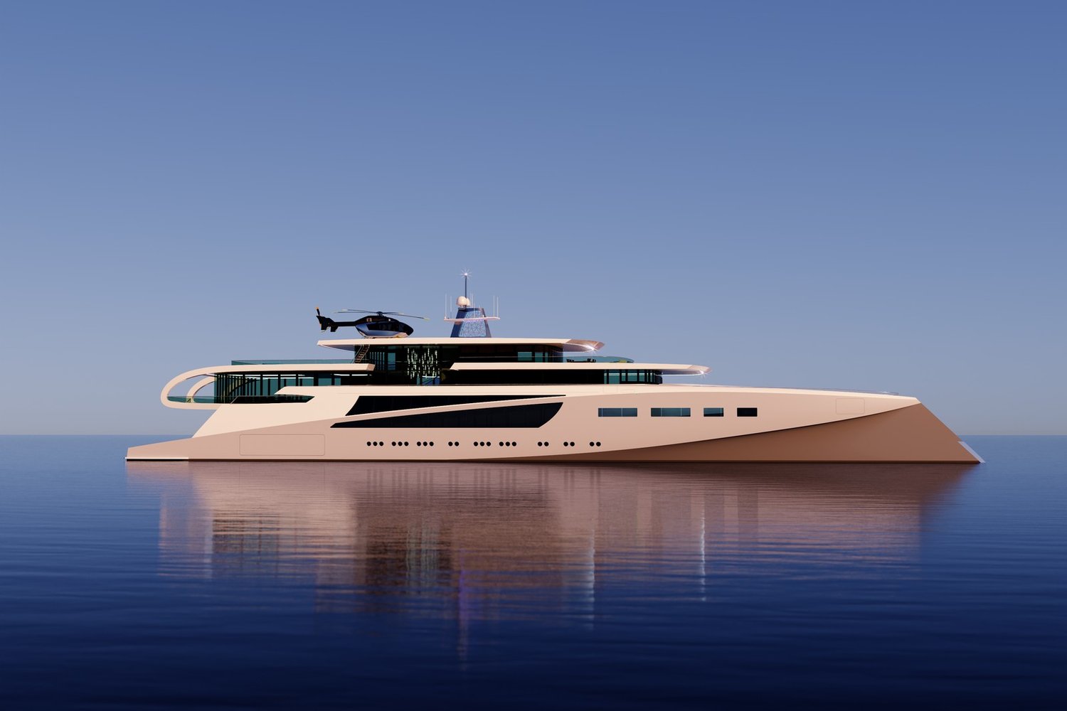 imagen 2 de M Catamaran Concept, el espectacular yate diseñado por Nick Stark.