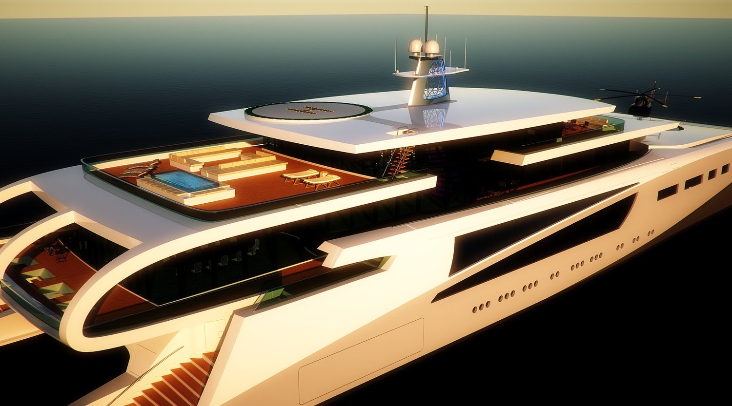 imagen 5 de M Catamaran Concept, el espectacular yate diseñado por Nick Stark.