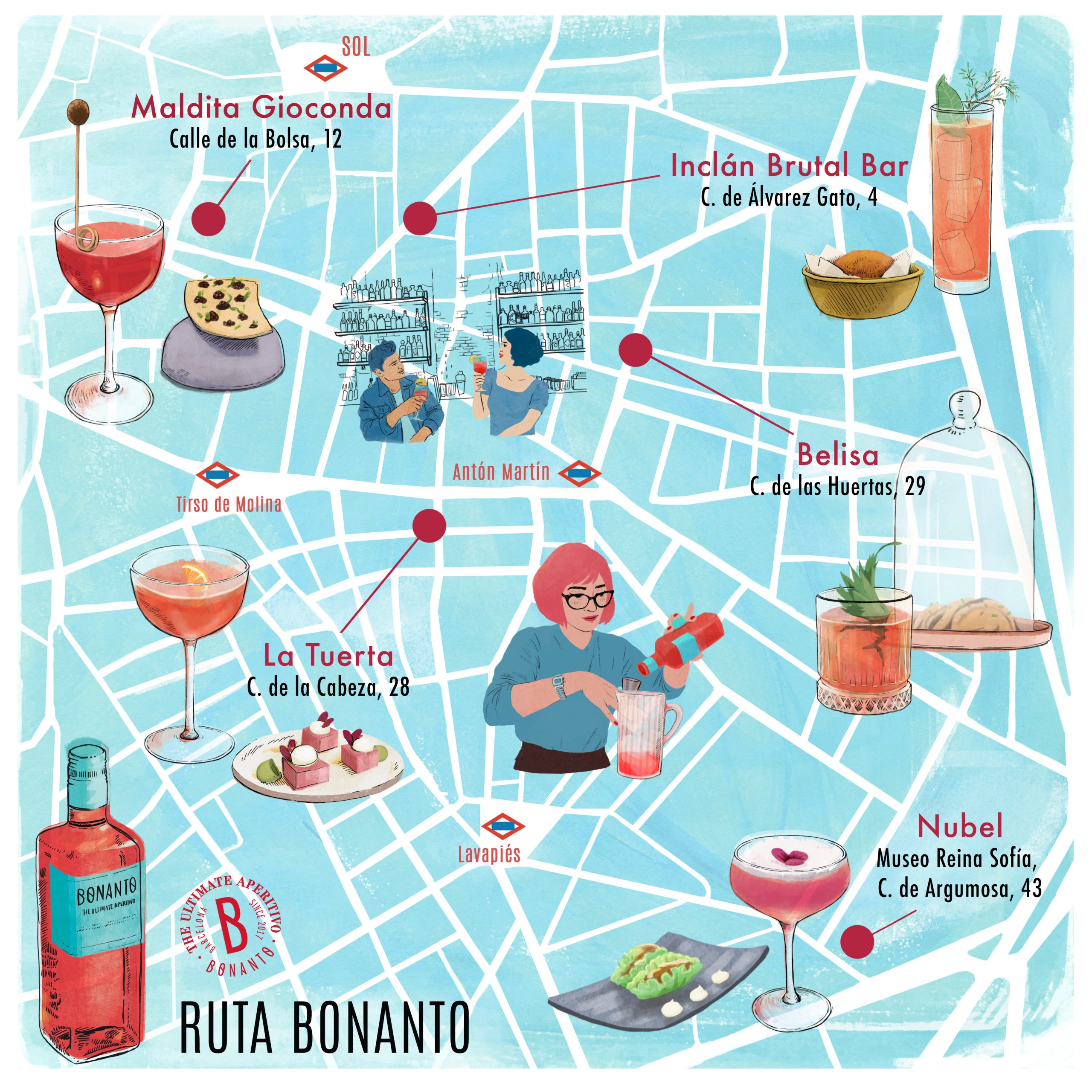 imagen 1 de Tienes un mes para recorrer una ruta maridada y efímera en Madrid: la Ruta Bonanto.