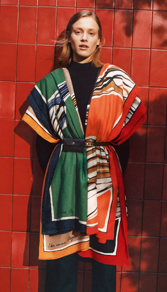 imagen 2 de Al abrigo de la seda de Hermès en su invierno.