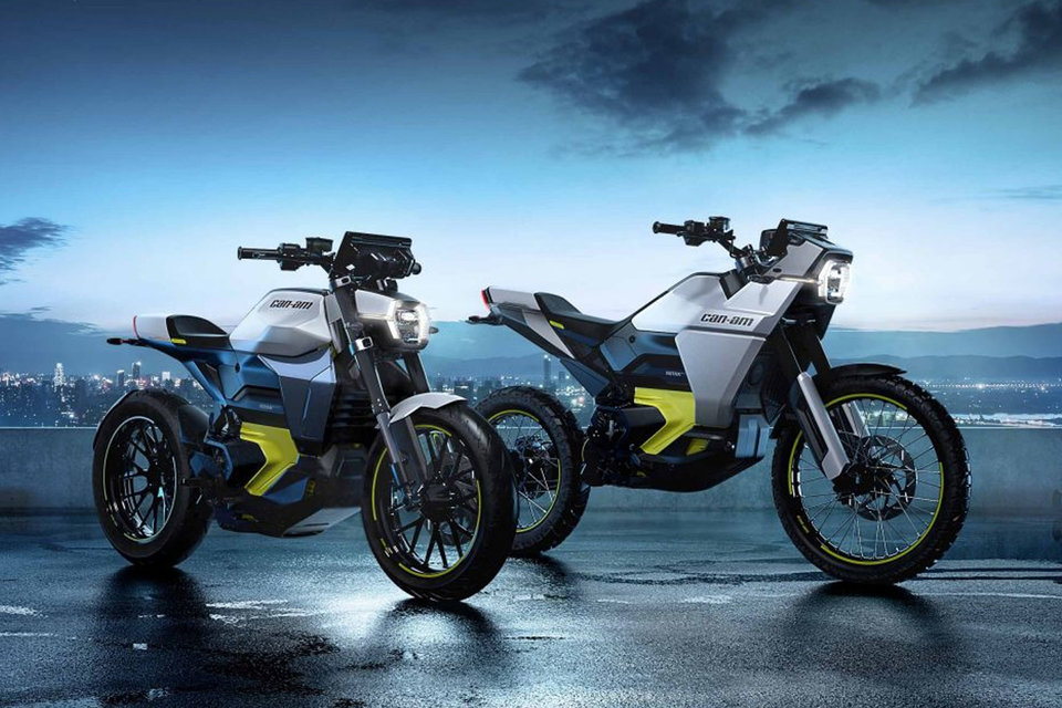 imagen 1 de Can-Am se pasa a la motorización eléctrica y nos ofrece un par de motocicletas ideales para urbanitas.