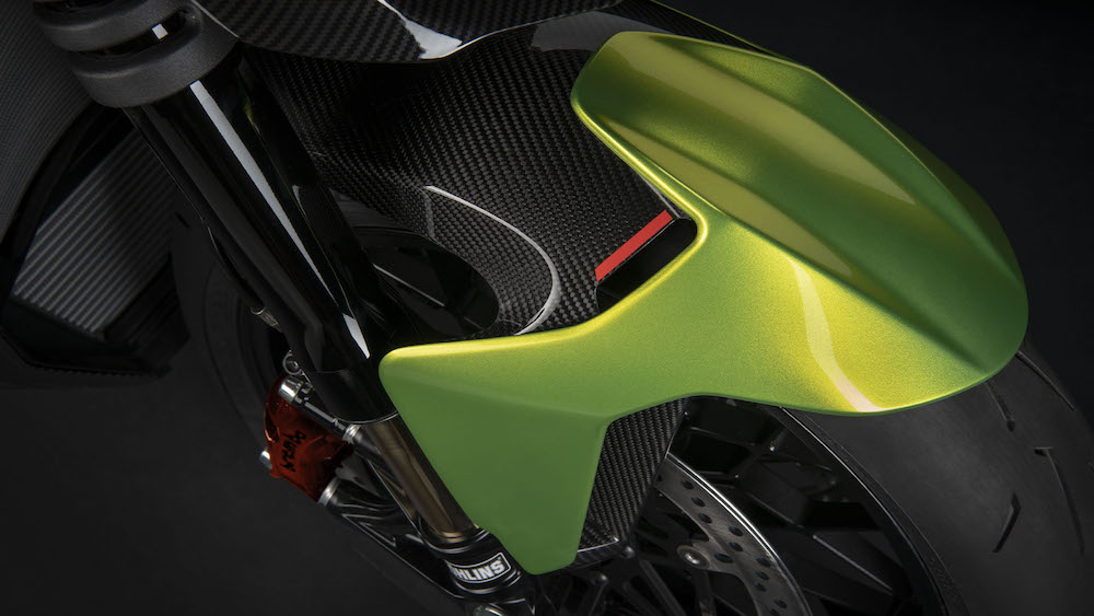 imagen 3 de La Ducati Streetfighter V4 Lamborghini se inspira en el Huracán STO Super Sports Car.
