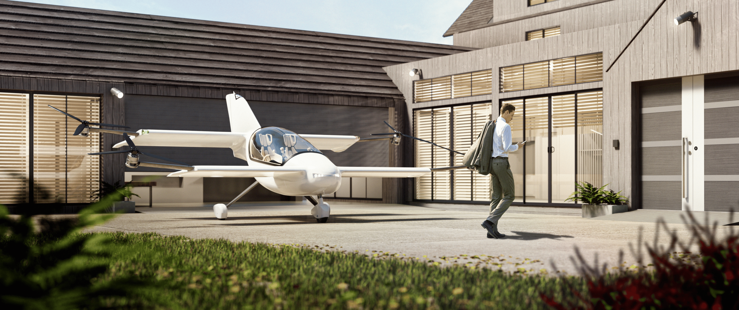 imagen 2 de Skyfly Axe eVTOL Aircraft: de casa al trabajo… volando.