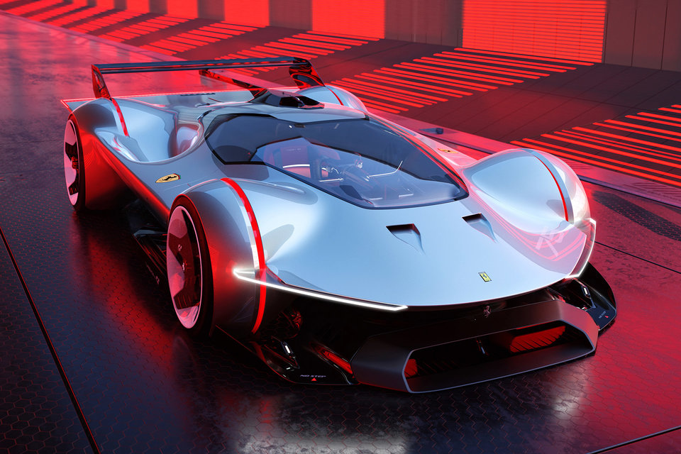 imagen 3 de Ferrari Vision Gran Turismo ¿anticipa este diseño creado para el universo virtual cómo serán los Ferrari del futuro?