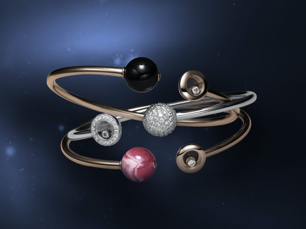 Happy Diamonds Planet: espectaculares pulseras Chopard de oro ético y priedras preciosas