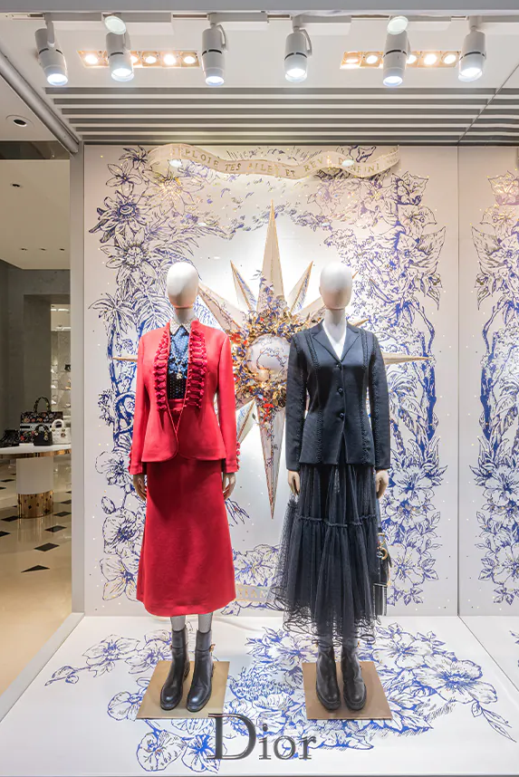 imagen 24 de Así de espectaculares lucen las boutiques Dior en Navidad.