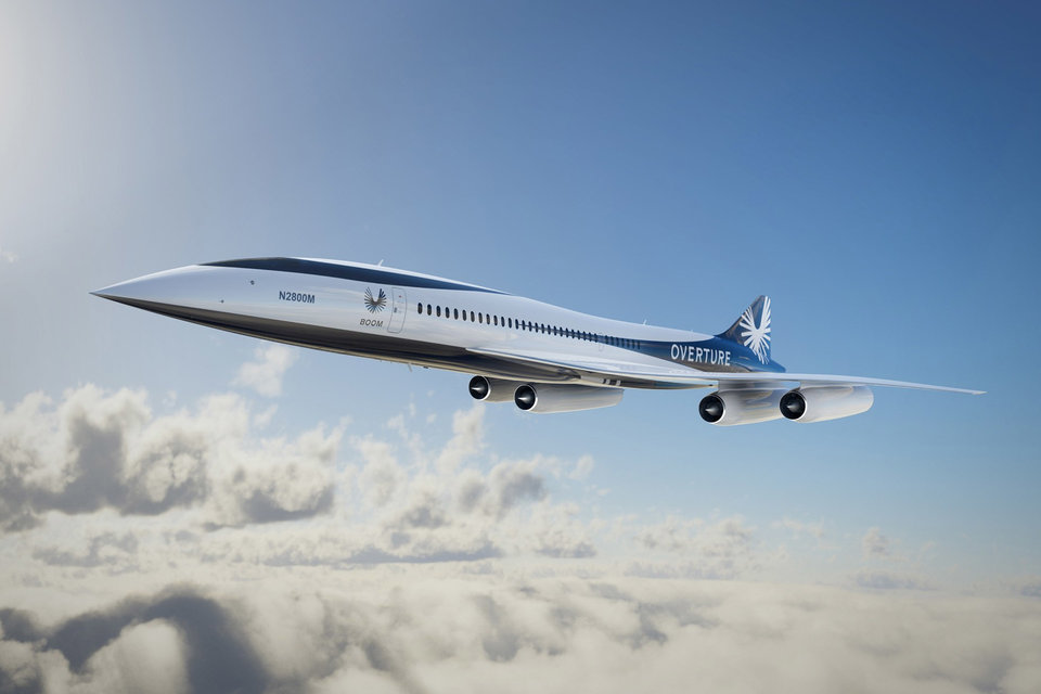 imagen 1 de Boom Overture Supersonic Jet, el nuevo avión supersónico.
