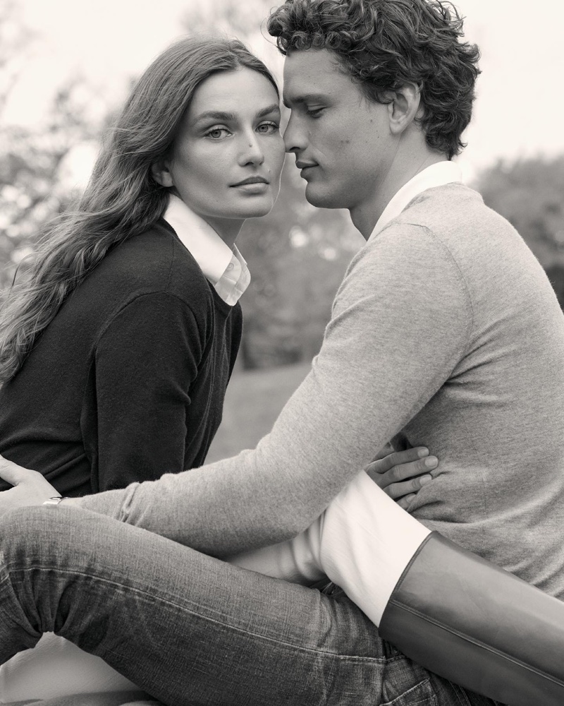 imagen 3 de Andreea Diaconu y Simon Nessman: amor en cashmere Ralph Lauren.