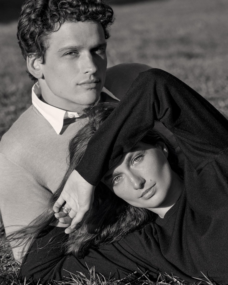 imagen 4 de Andreea Diaconu y Simon Nessman: amor en cashmere Ralph Lauren.