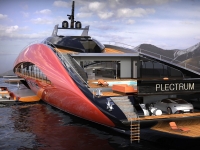 Plectrum Hydrofoil Yacht, el diseño de Lazzarini que tiene todo lo que puedas soñar en un yate de lujo.