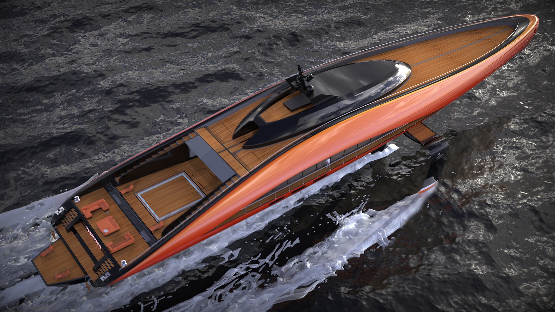 imagen 3 de Plectrum Hydrofoil Yacht, el diseño de Lazzarini que tiene todo lo que puedas soñar en un yate de lujo.