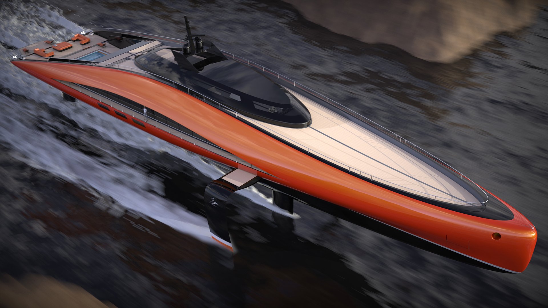 imagen 5 de Plectrum Hydrofoil Yacht, el diseño de Lazzarini que tiene todo lo que puedas soñar en un yate de lujo.