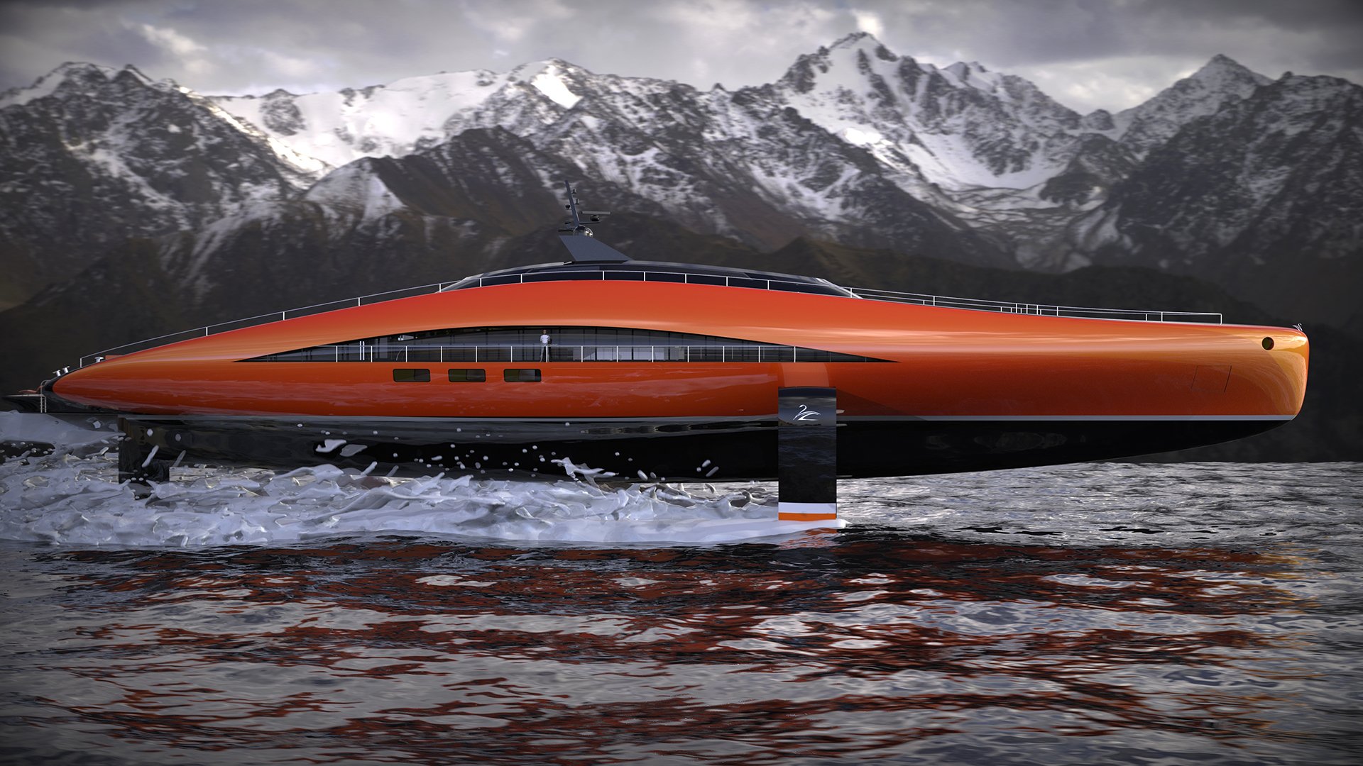 imagen 6 de Plectrum Hydrofoil Yacht, el diseño de Lazzarini que tiene todo lo que puedas soñar en un yate de lujo.