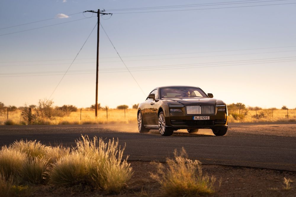 imagen 8 de Spectre, el super coupé eléctrico de Rolls-Royce, está de pruebas en Sudáfrica.