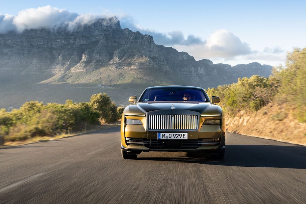imagen 2 de Spectre, el super coupé eléctrico de Rolls-Royce, está de pruebas en Sudáfrica.