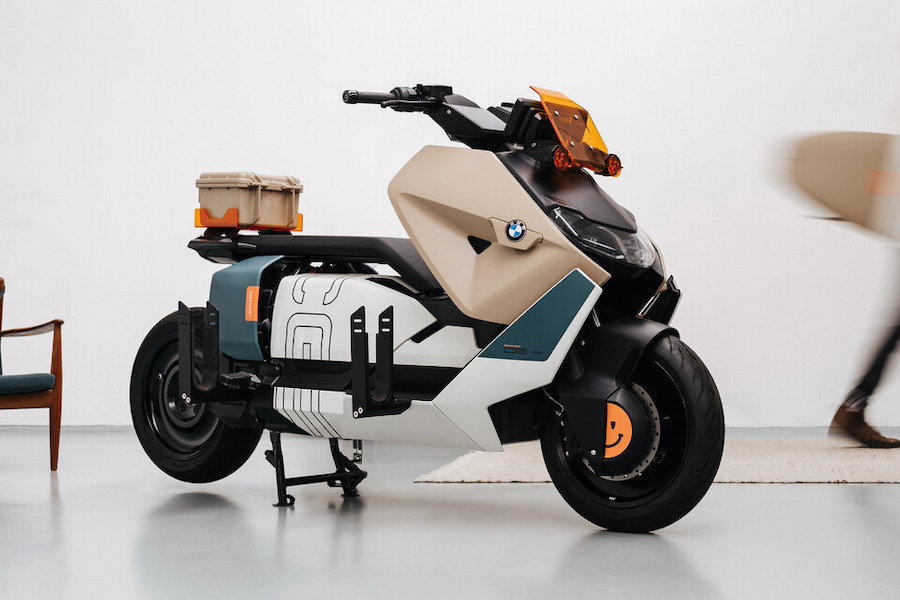 imagen 8 de BMW CE 04 Vagabund Moto Concept, una moto para surfers.