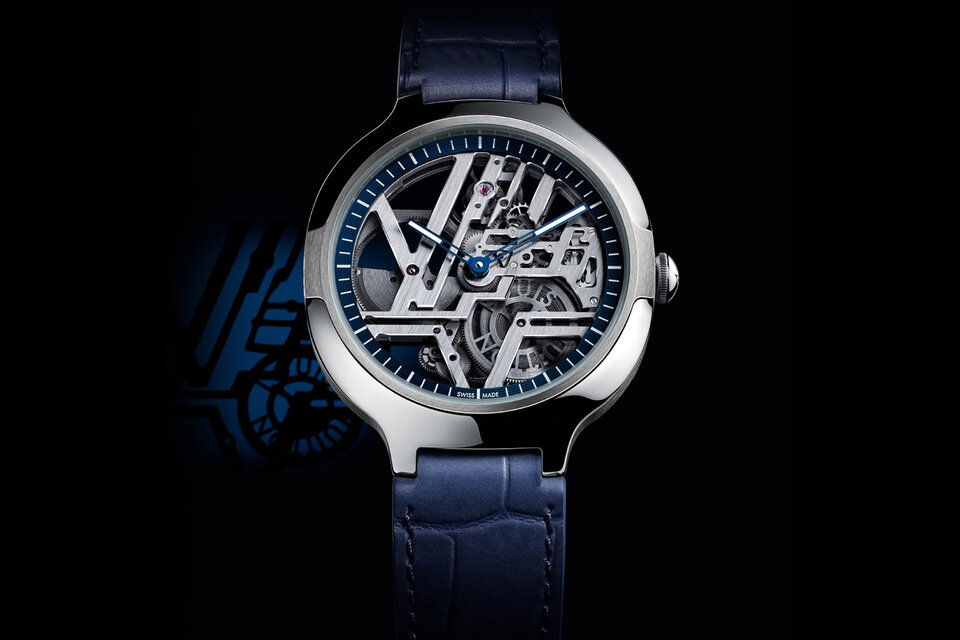 imagen 4 de Voyager Skeleton Watch: la hora de Louis Vuitton.