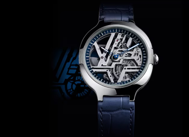 imagen 3 de Voyager Skeleton Watch: la hora de Louis Vuitton.