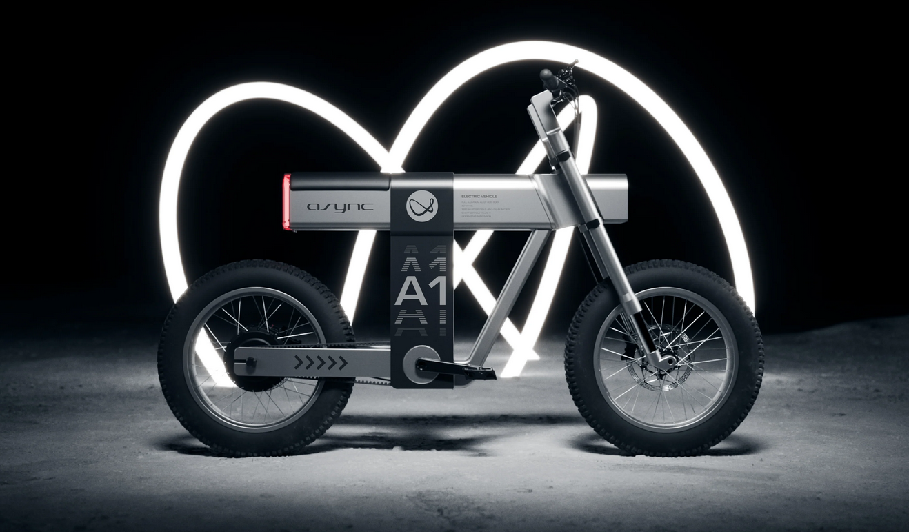 imagen 1 de Async A1, una motocicleta eléctrica… y todoterreno.