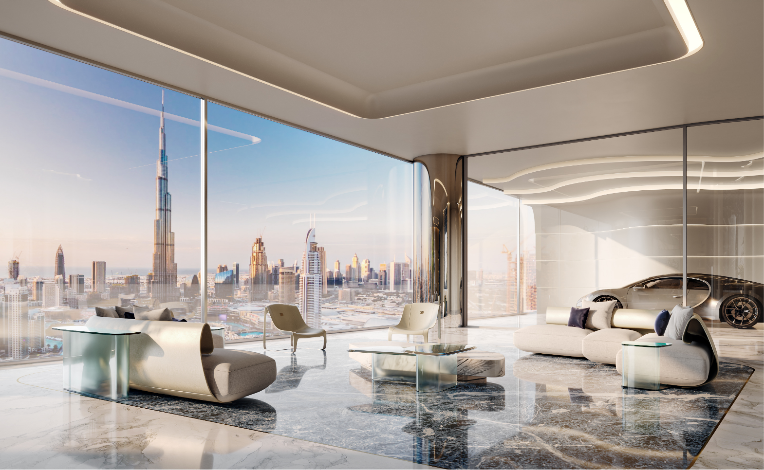 imagen 6 de Descubre las espectaculares residencias Bugatti en Dubai.