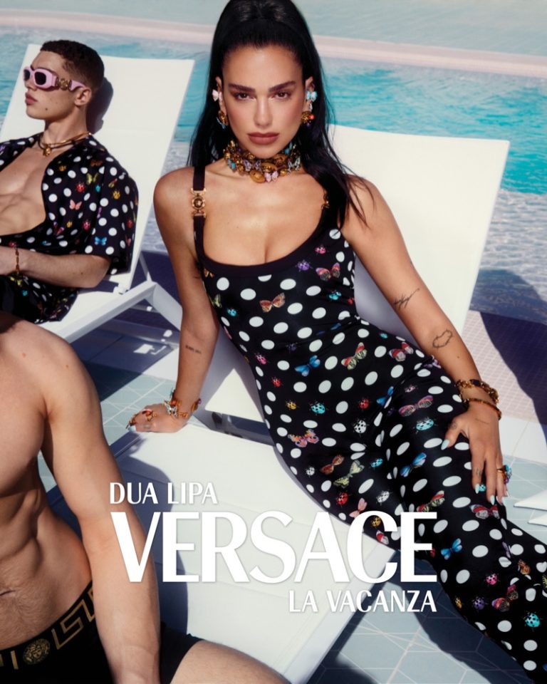 imagen 2 de Dua Lipa y Donatella Versace.