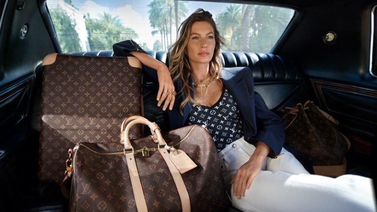 imagen 3 de Gisele Bundchen se van de viaje con Louis Vuitton.