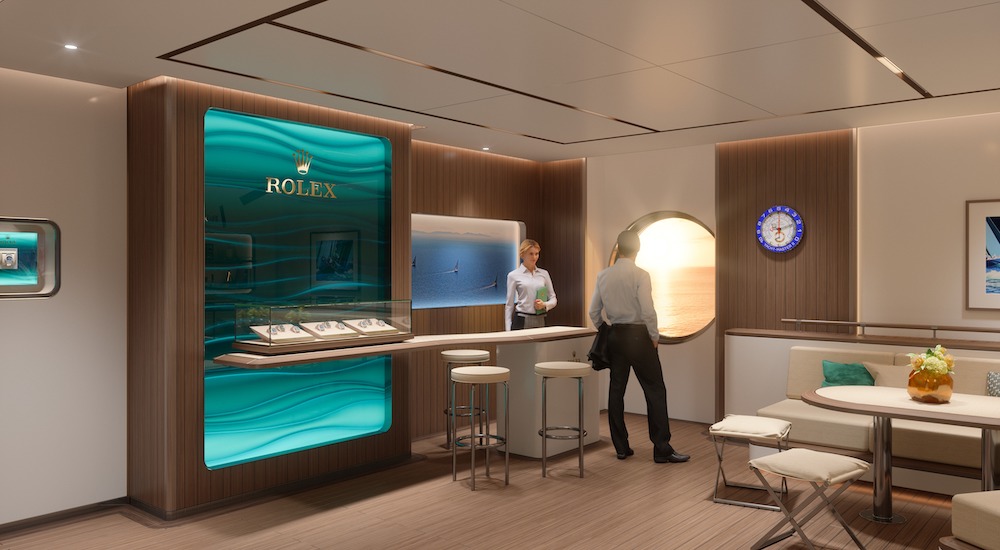 imagen 2 de Rolex at Sea: la primera boutique de Rolex sobre el mar estará en el Explora I.
