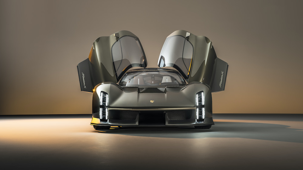 imagen 4 de Porsche Mission X: puertas estilo Le Mans, propulsión eléctrica y altas prestaciones.