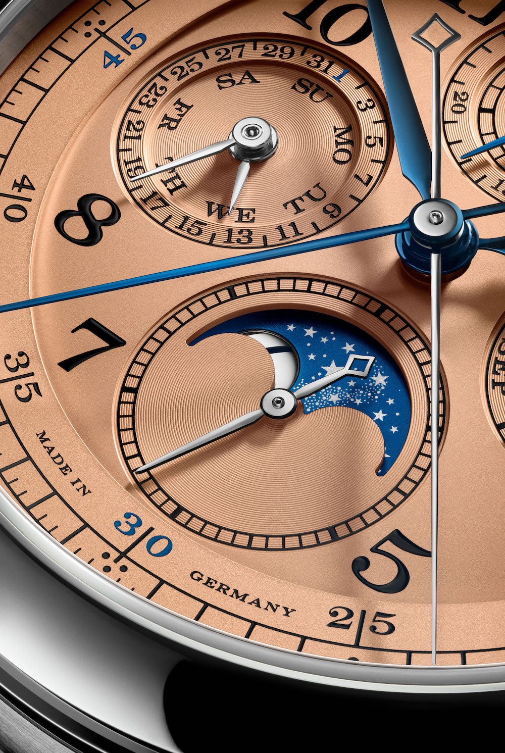 imagen 3 de 1815 Rattrapante Calendario Perpetuo & Lange 1 Husos Horarios: estos son los nuevos relojes de A. Lange & Söhne.