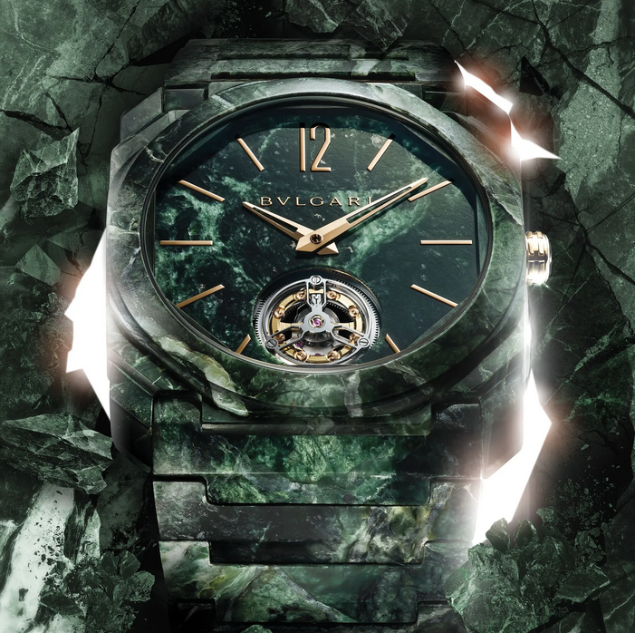 imagen 2 de ¿Cuánto estarías dispuesto a pagar por este reloj de mármol Bulgari Octo Finissimo?