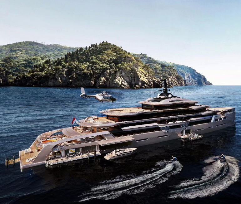 imagen 1 de Stardom, el imponente concept yacht de Theodoros Fotiadis.
