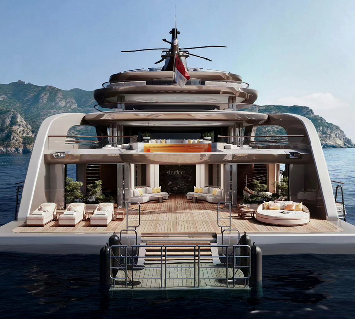 imagen 3 de Stardom, el imponente concept yacht de Theodoros Fotiadis.