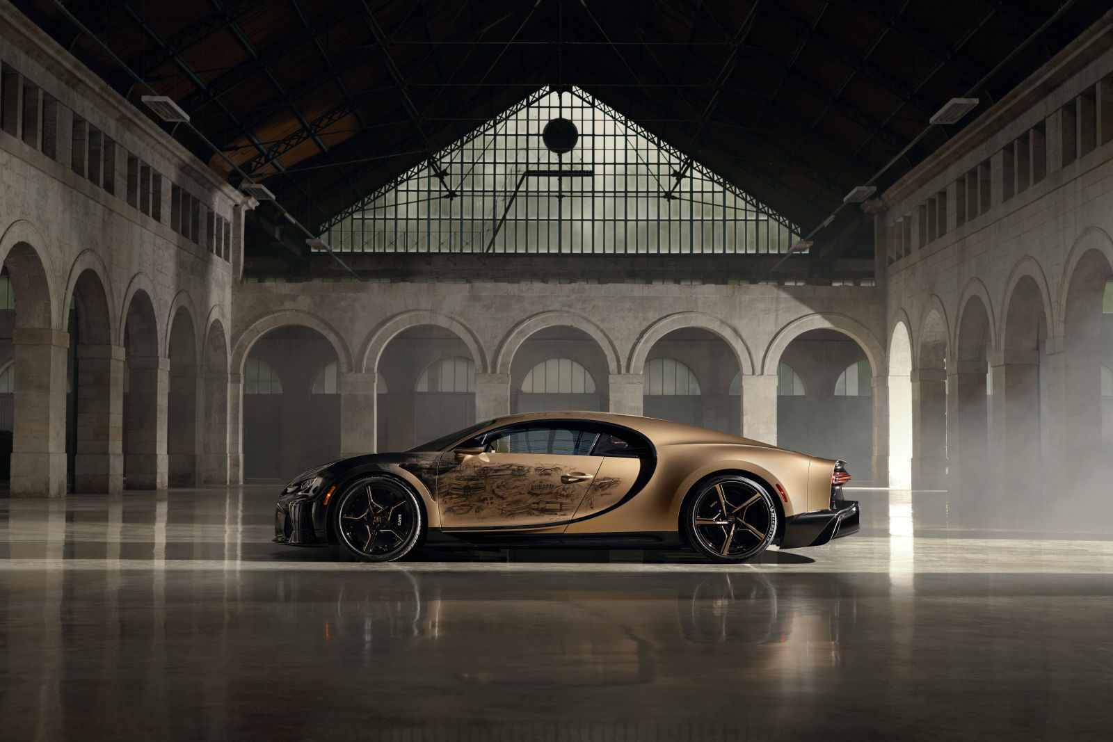 imagen 2 de Bugatti Chiron Supersport ‘Golden era’, el colmo del lujo.