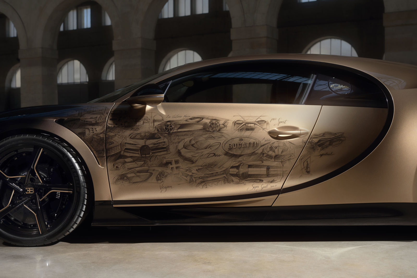imagen 3 de Bugatti Chiron Supersport ‘Golden era’, el colmo del lujo.