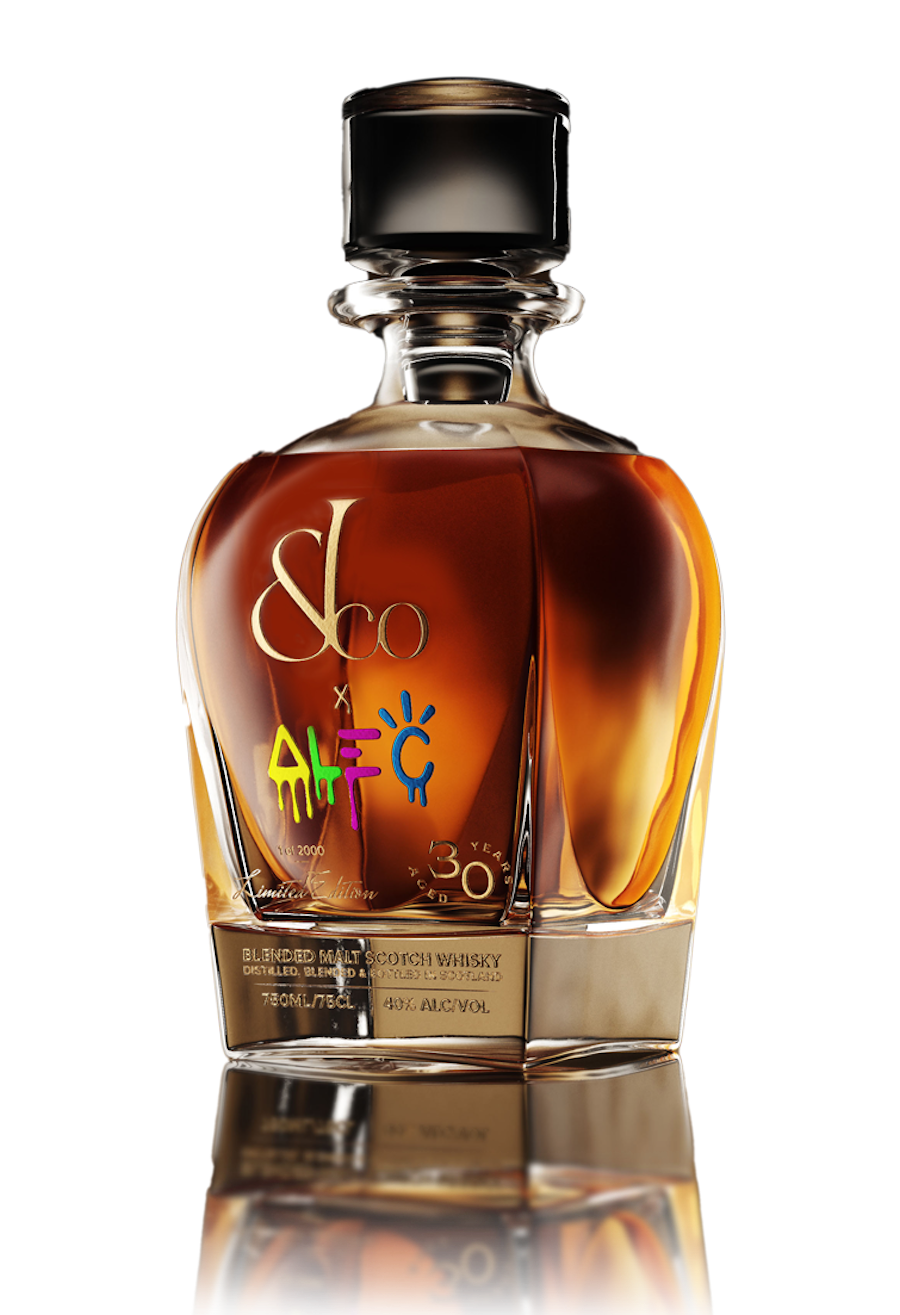 imagen 1 de Jacob & Co. x Alec Monopoly, un lujo de whisky del decantador a la copa.