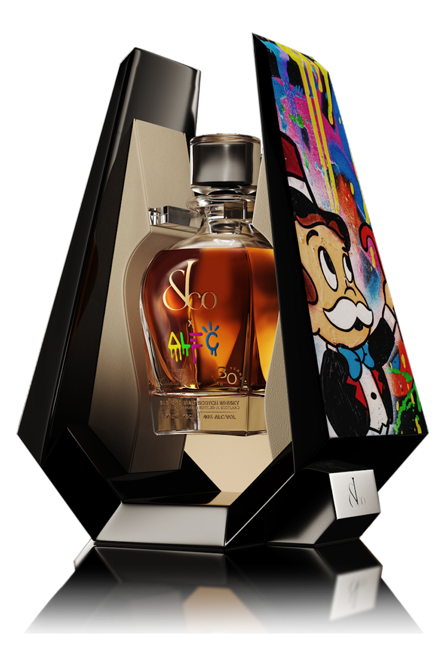 imagen 2 de Jacob & Co. x Alec Monopoly, un lujo de whisky del decantador a la copa.