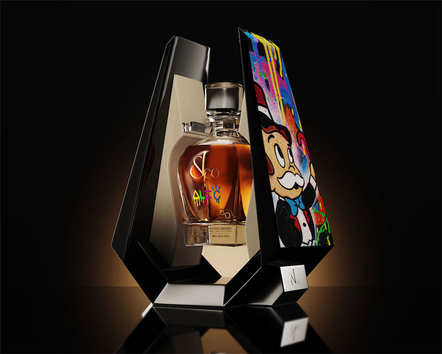 imagen 4 de Jacob & Co. x Alec Monopoly, un lujo de whisky del decantador a la copa.
