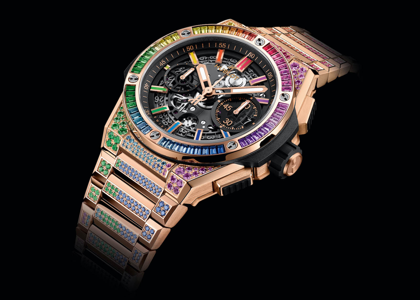 imagen 10 de Rainbow watches: relojes de colores, lujo y Hublot.