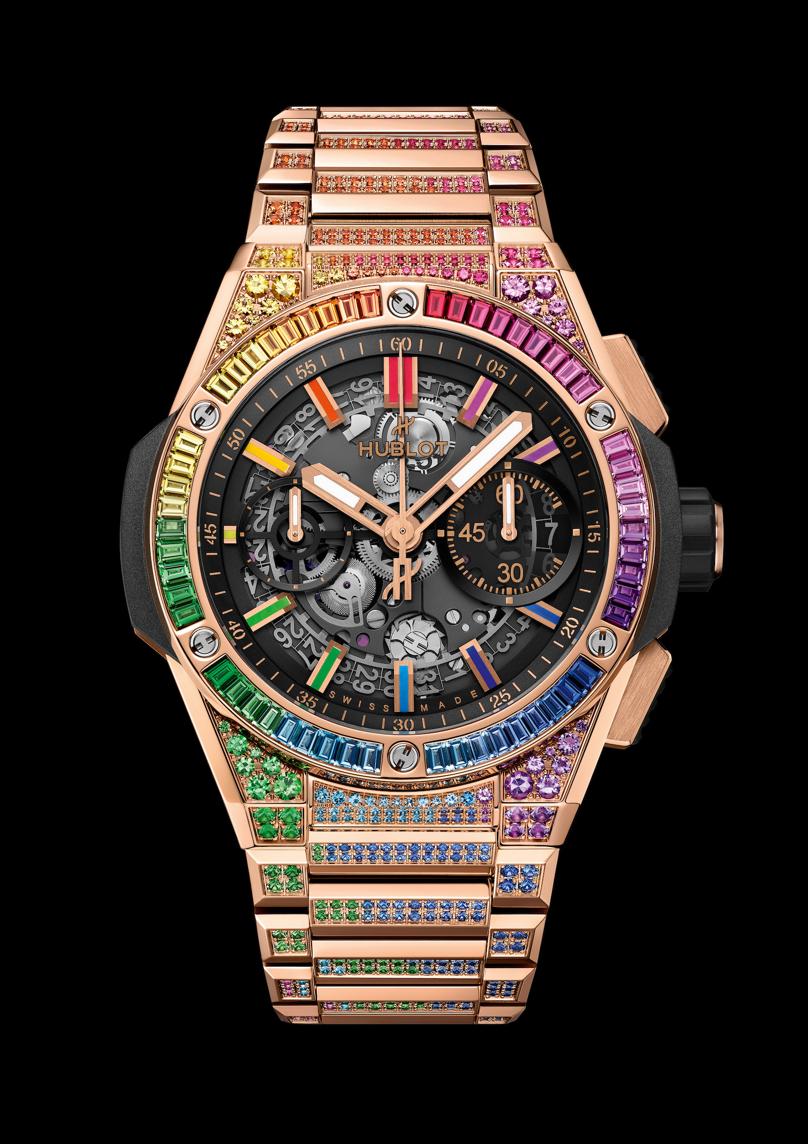 imagen 11 de Rainbow watches: relojes de colores, lujo y Hublot.
