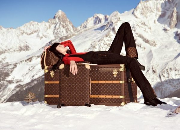 Viajes de invierno con Louis Vuitton.