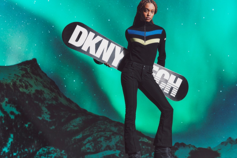 imagen 7 de DKNY nos anima a esquiar entre auroras boreales.