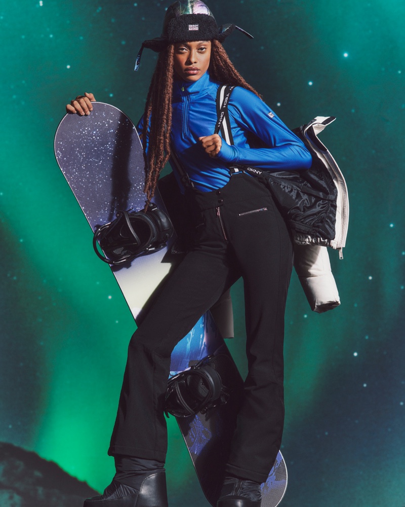 imagen 12 de DKNY nos anima a esquiar entre auroras boreales.
