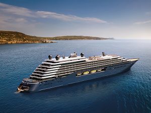 Imagen de Luminara, el nuevo crucero de lujo de Ritz-Carlton, zarpará de Barcelona.