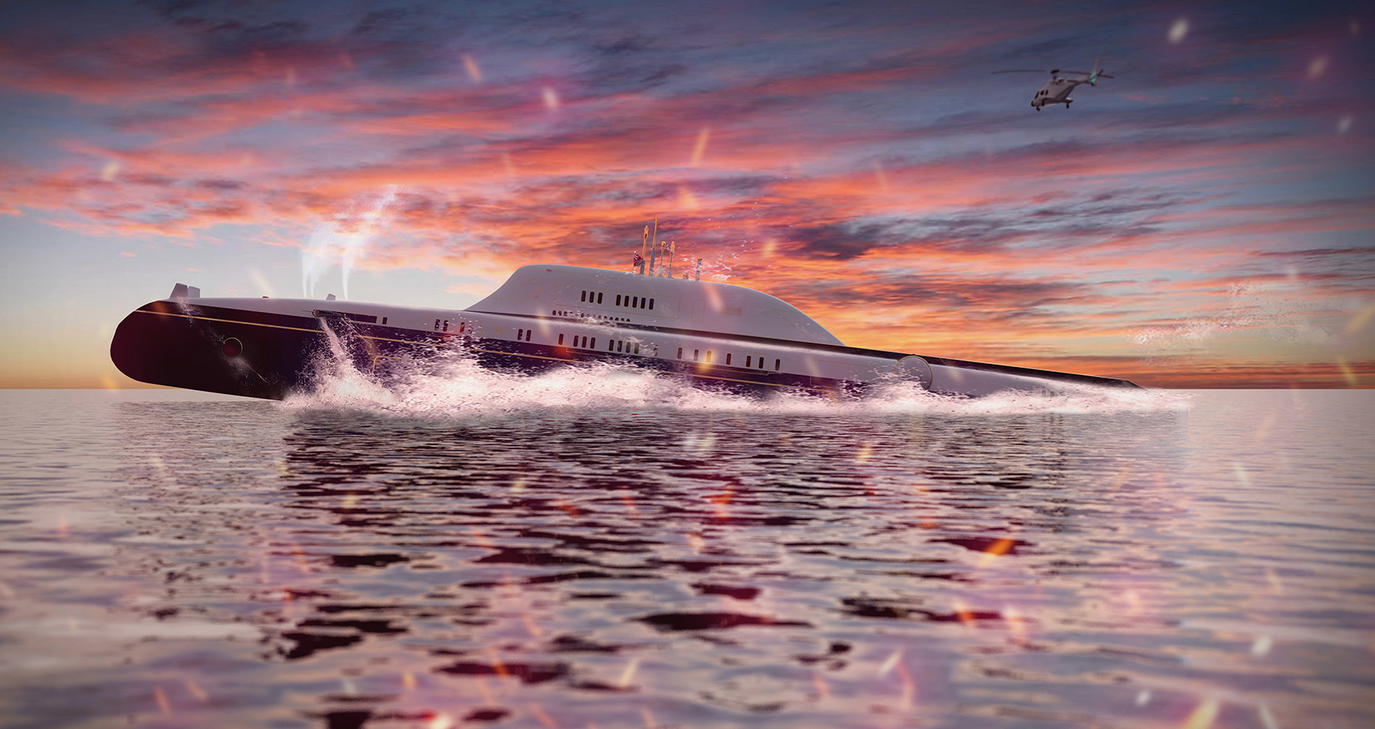 imagen 1 de Migaloo M5, un submarino como un yate de lujo.