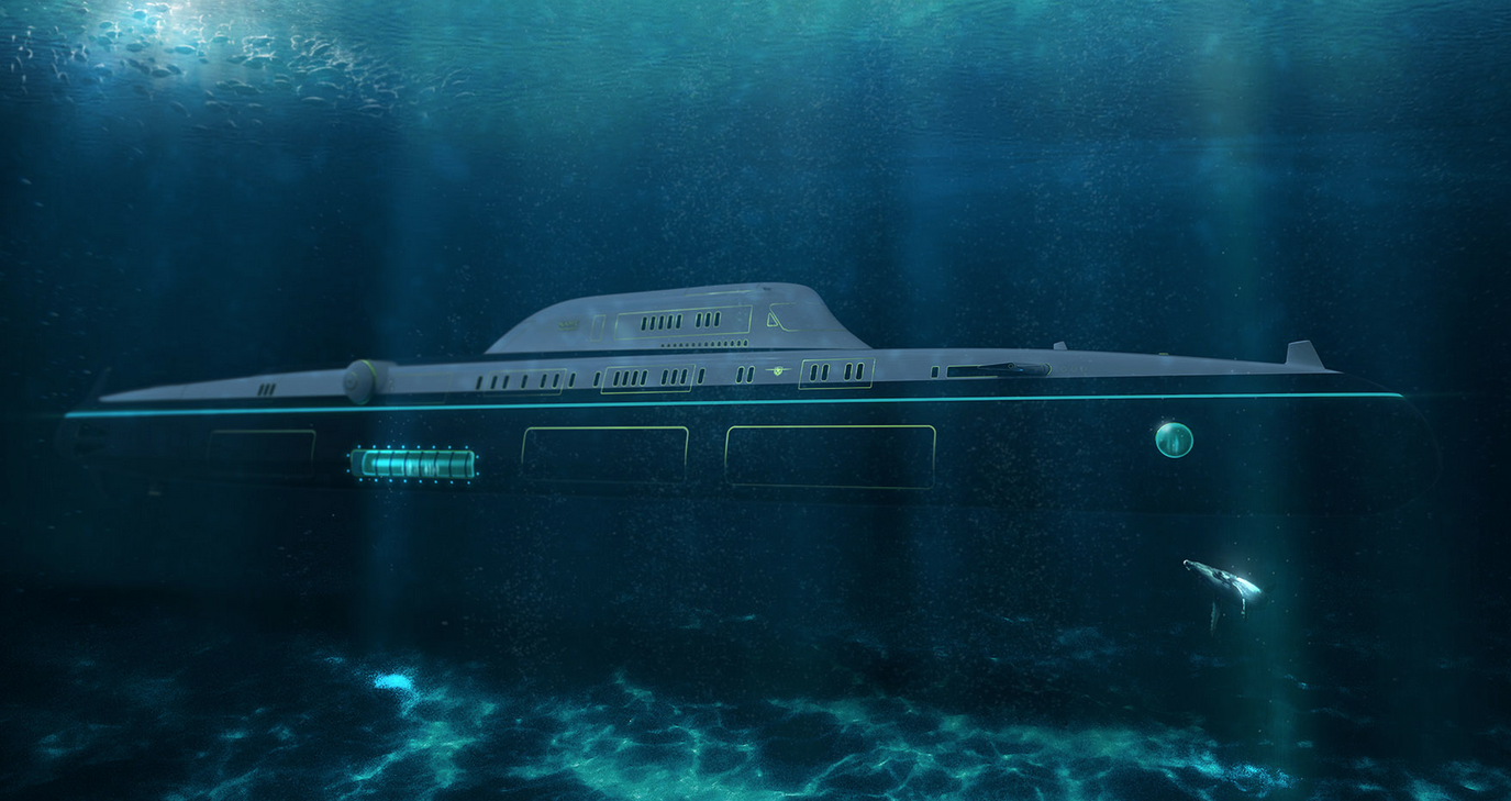 imagen 2 de Migaloo M5, un submarino como un yate de lujo.