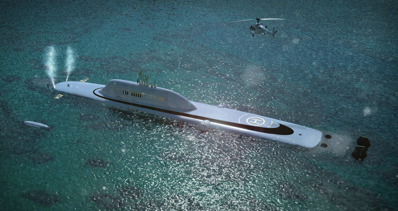 imagen 4 de Migaloo M5, un submarino como un yate de lujo.
