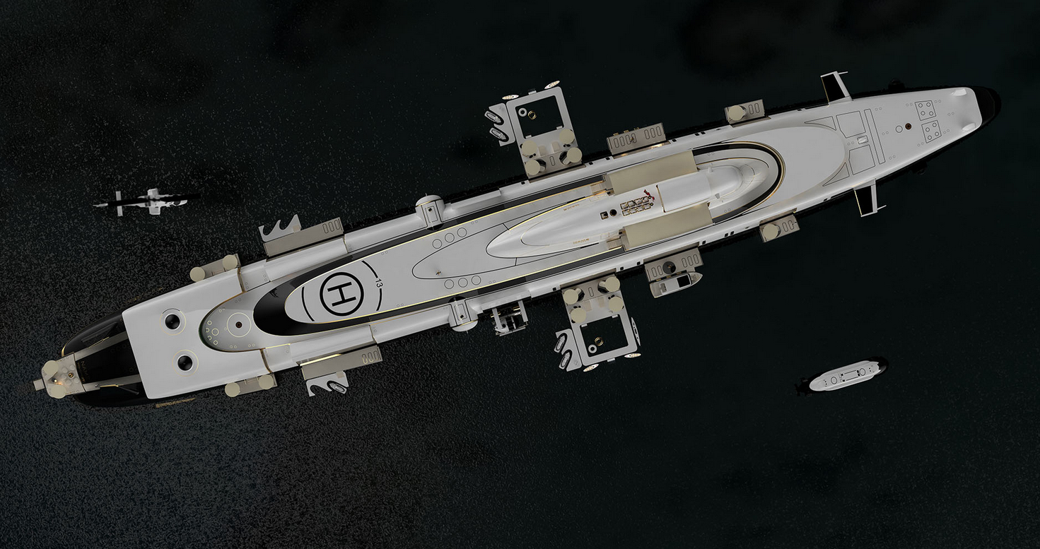 imagen 10 de Migaloo M5, un submarino como un yate de lujo.
