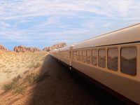 Sueño del Desierto: en 2025 podremos cruzar el desierto de Arabia en un tren de lujo.