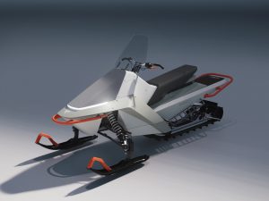Vidde Alfa: una moto de nieve y eléctrica diseñada por Pininfarina.