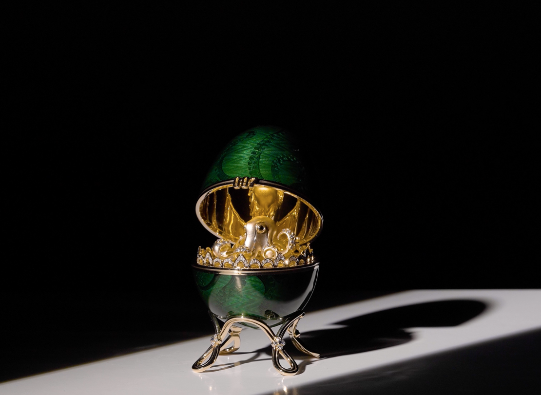 imagen 1 de Fabergé x 007 Octopussy Egg Objet: el huevo de Bond, James Bond.